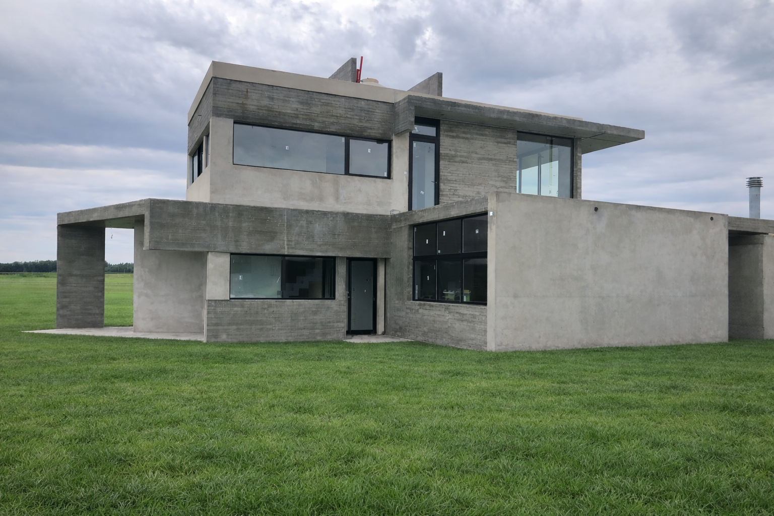 Proyecto residencial con aberturas de aluminio